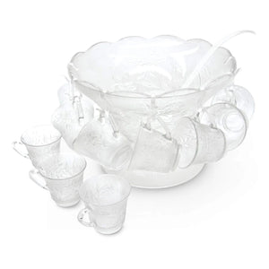 Set Ponchera 27 Piezas Coctelera De Vidrio Allegra