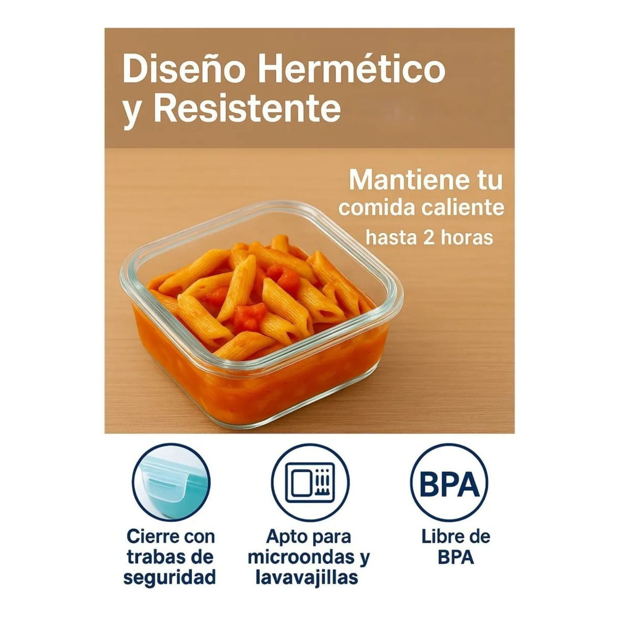 Set 15 Contenedores Hermeticos Alimentos De Vidrio Allegra