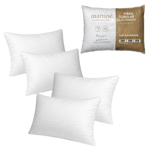 Set 4 Almohadas Estandar Martiné 50x70cm Poliester