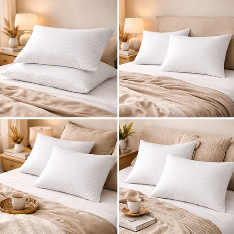 Set 4 Almohadas Estandar Martiné 50x70cm Poliester