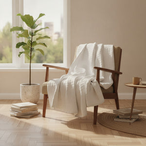Cubrecamas Quilt 2 1/2 Plazas Blanco Deluxe Collection