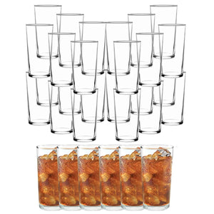 Set 30 Vasos Atlanta 258mL Vidrio Celebraciones Largo