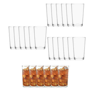 Set 24 Vasos Atlanta 258mL Vidrio Celebraciones Largo