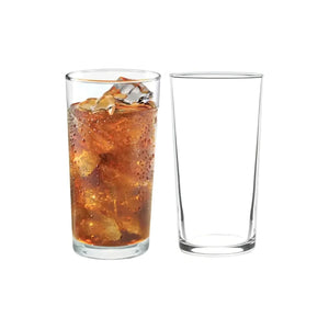 Set 12 Vasos Atlanta 258mL Vidrio Celebraciones Largo