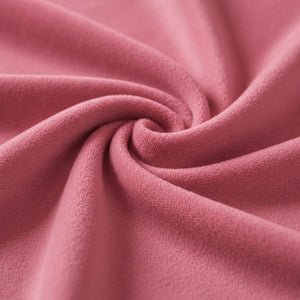Manta Frazada Polar Flannel Lisa Rosa Pastel Martine 127x152cm