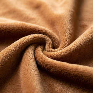 Manta Frazada Polar Flannel Lisa Beige Martine 127x152cm