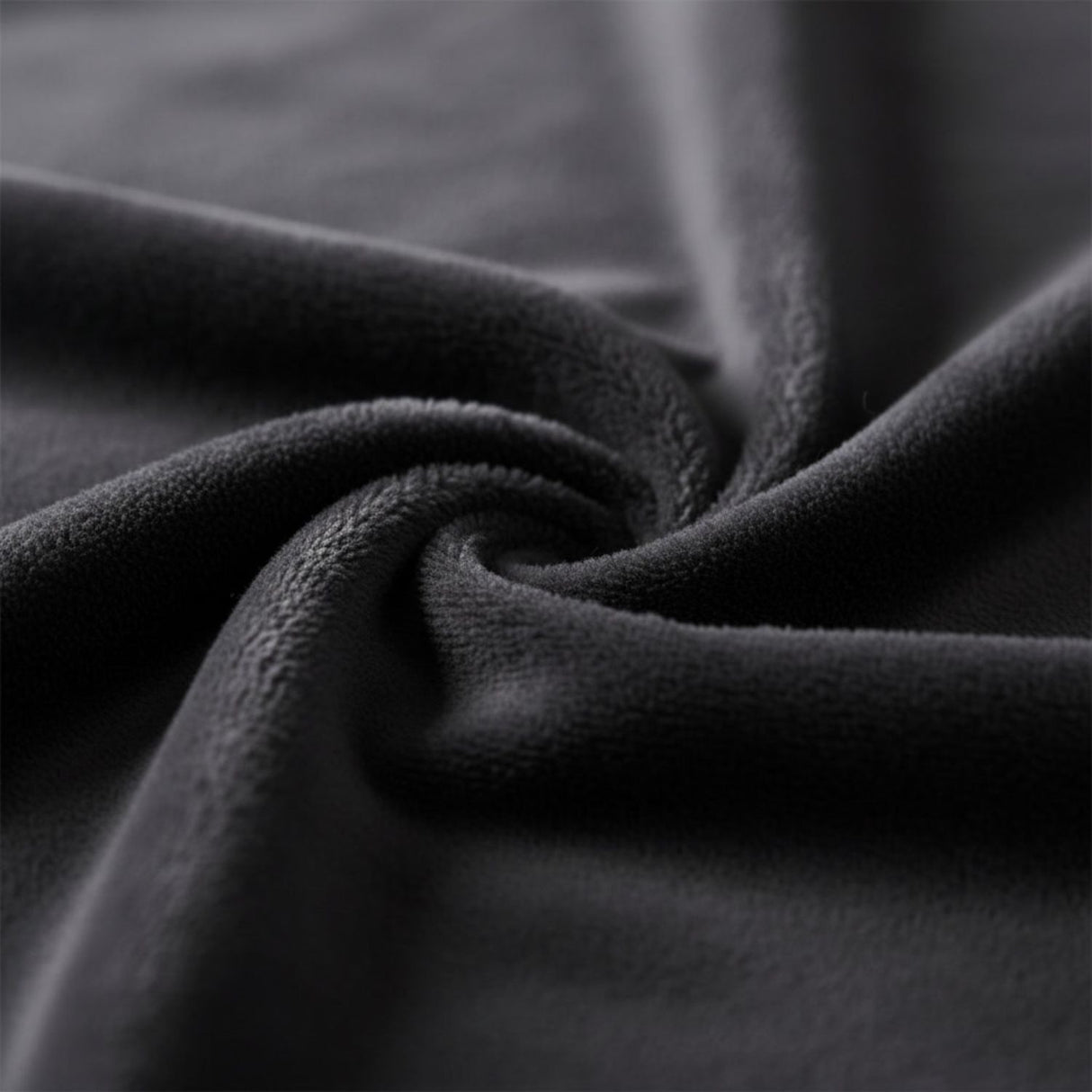 Manta Frazada Polar Flannel Lisa Negro Martine 127x152cm