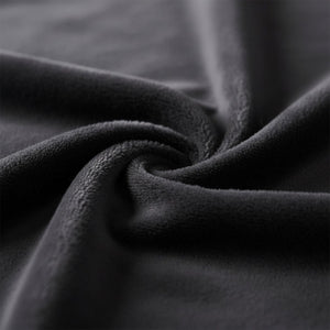 Manta Frazada Polar Flannel Lisa Negro Martine 127x152cm