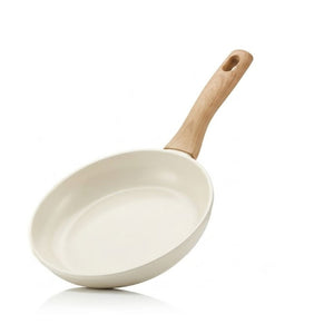 Batería Cocina 14 Piezas Aluminio Antiadherente Flow Crema
