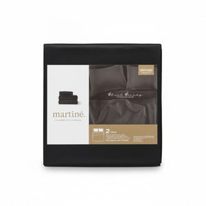 Juego Sabanas Queen 144 Hilos Negro Antonnia Collection