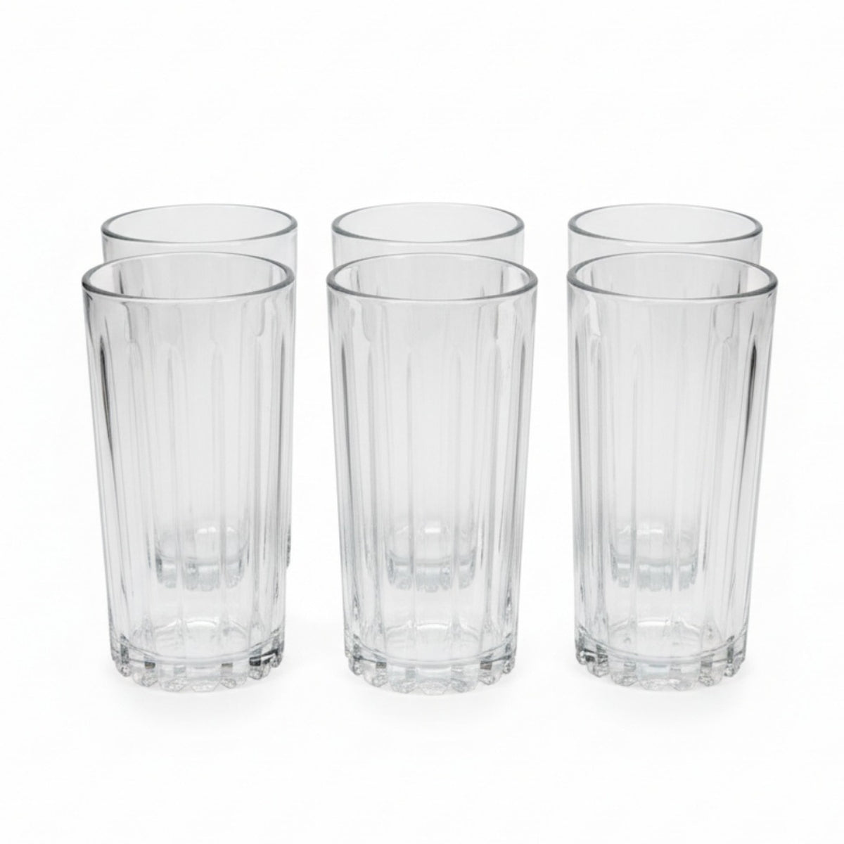 Set 6 Vasos Altos Bali Cristar 414mL Transparente