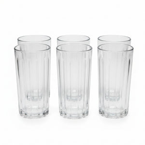 Set 6 Vasos Altos Bali Cristar 414mL Transparente