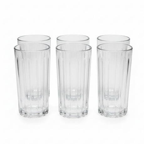 Set 6 Vasos Altos Bali Cristar 414mL Transparente