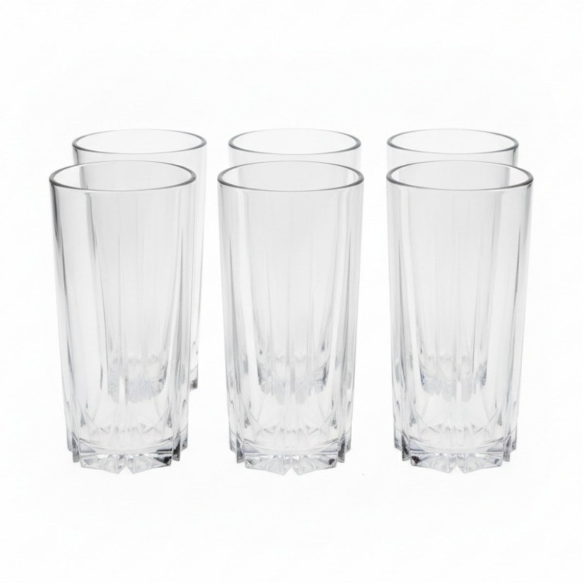 Set 6 Vasos Altos Creta Cristar 414mL