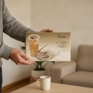 Set 6 Vasos Altos Creta Cristar 414mL