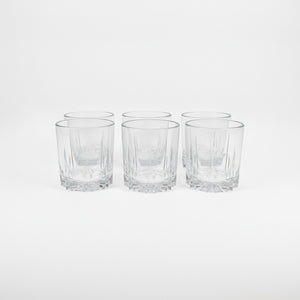Set 6 Vasos Bajos Creta Cristar 355mL Vidrio