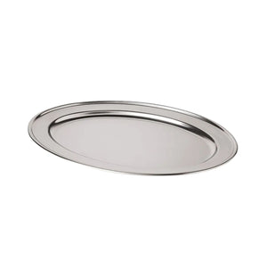 Bandeja Plato Oval Para Servicio 35cm Acero Inox Cuiner-1-1