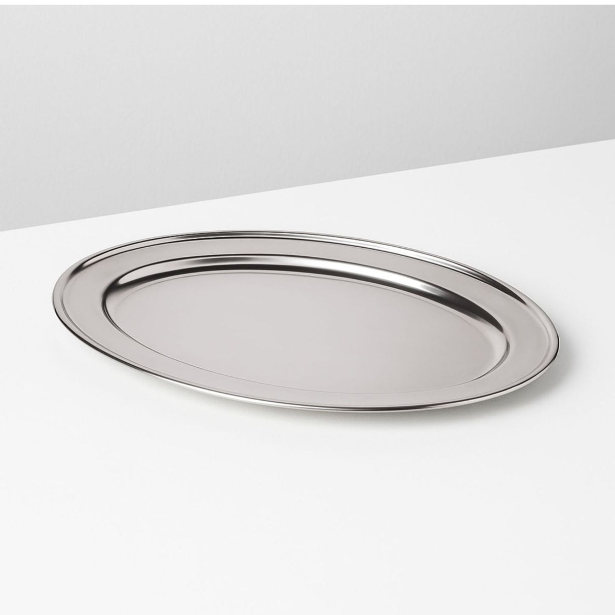Bandeja Plato Oval Para Servicio 35cm Acero Inox Cuiner-1-2