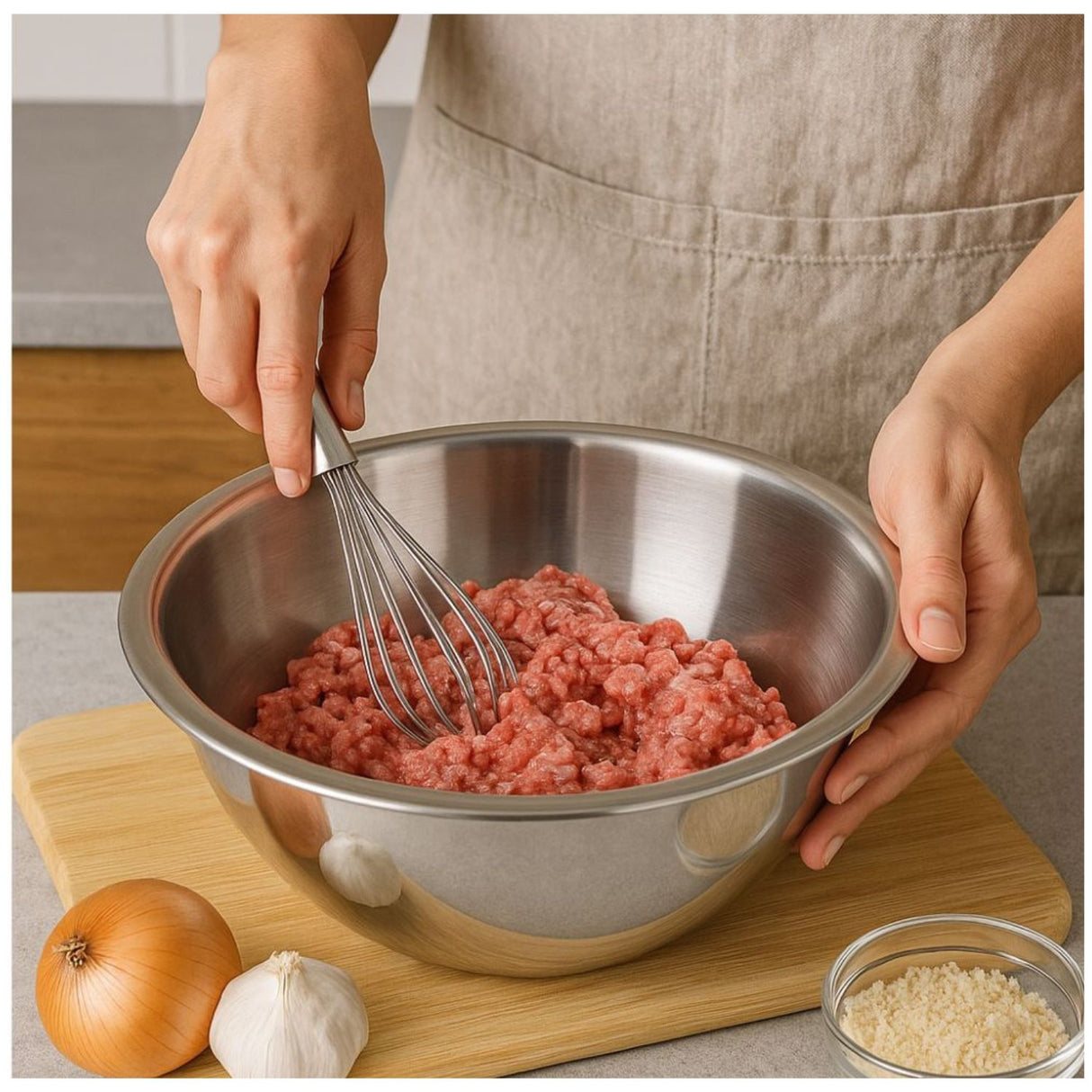 Bowl Profundo Cuiner Para Cocina Acero Inoxidable 28cm-1-3