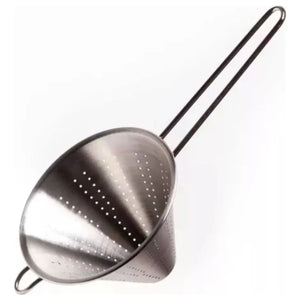 Colador Cónico De Acero Inoxidable 20cm Plateado Cuiner-1