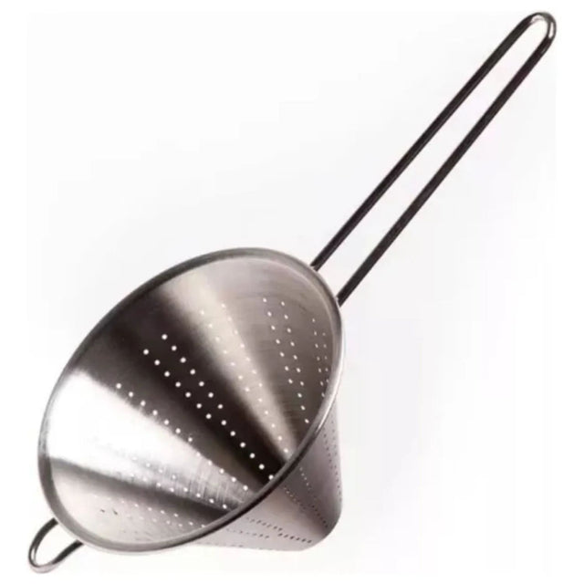Colador Cónico De Acero Inoxidable 20cm Plateado Cuiner-1