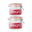 Set 2 Frascos Vidrio Con Tapa Hermetica De 500mL Allegra. Perfectos para conservar alimentos frescos y organizados. ¡Compra ahora y mejora tu cocina!-1-1