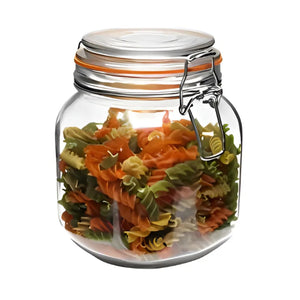 Set 2 Frascos Con Tapa Hermetica 800mL + 1450mL Allegra. Mantén tus alimentos frescos y organizados. ¡Compra ahora y mejora tu cocina!-1-4