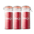 Set 3 Frascos Vidrio Hermético Con Tapa Clip 1400mL Allegra. Perfectos para conservar alimentos frescos. ¡Compra ahora y organiza tu cocina!-1-1