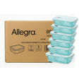 Set 48 Contenedores Hermetico Rectangular 420mL Allegra. Mantén tus alimentos frescos y organizados. ¡Compra ahora y optimiza tu cocina!-1-1