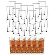 Set 30 Vasos Atlanta 286mL Vidrio Celebraciones Largo | Disparo.cl