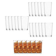 Set 24 Vasos Atlanta 286mL Vidrio Celebraciones Largo | Disparo.cl