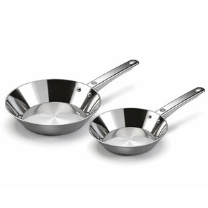 Pack 2 Sartenes 24cm 28cm Umbra Acero Inoxidable Wens | Disparo.cl