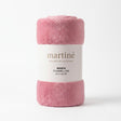 Manta Frazada Polar Flannel Lisa Rosa Pastel Martine 127x152cm | Disparo.cl