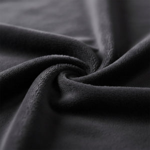Manta Frazada Polar Flannel Lisa Negro Martine 127x152cm | Disparo.cl