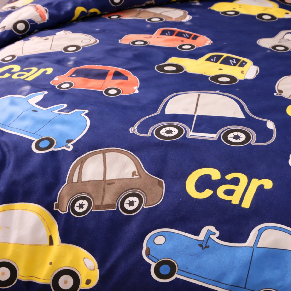 Juego de Sábanas Infantil Autos 1.5 Plazas Poliéster Diseño Cars | Disparo.cl