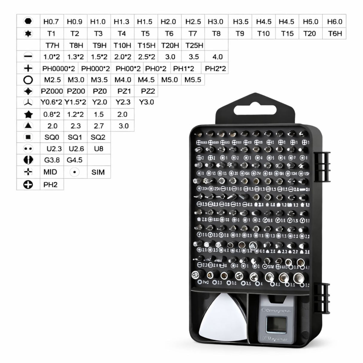 Kit de Herramientas Destornillador 115 Puntas Multiuso Precision | Disparo.cl