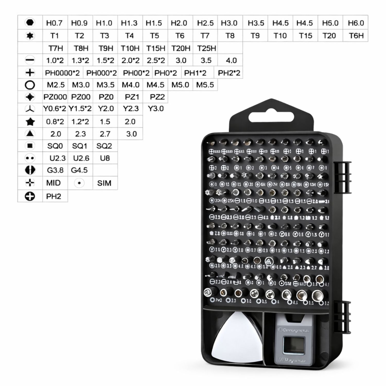 Kit de Herramientas Destornillador 115 Puntas Multiuso Precision | Disparo.cl