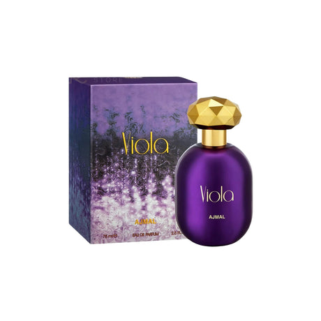 Ajmal Viola Edp 75 Ml Mujer. Perfume floral y fresco que realza tu feminidad. ¡Descúbrelo ahora y deslumbra con cada aroma!-1