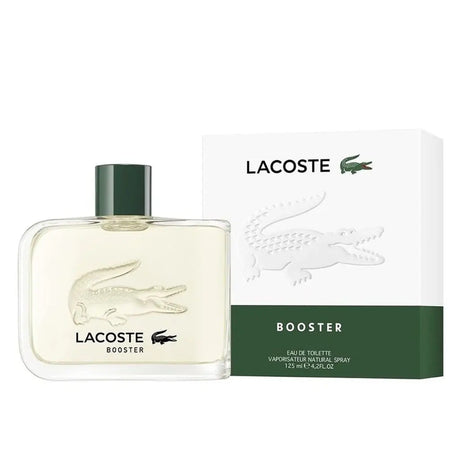 Lacoste Booster EDT 125ML Hombre, una fragancia fresca y energizante que resalta tu personalidad. ¡Descúbrelo ahora y destaca con estilo!-1