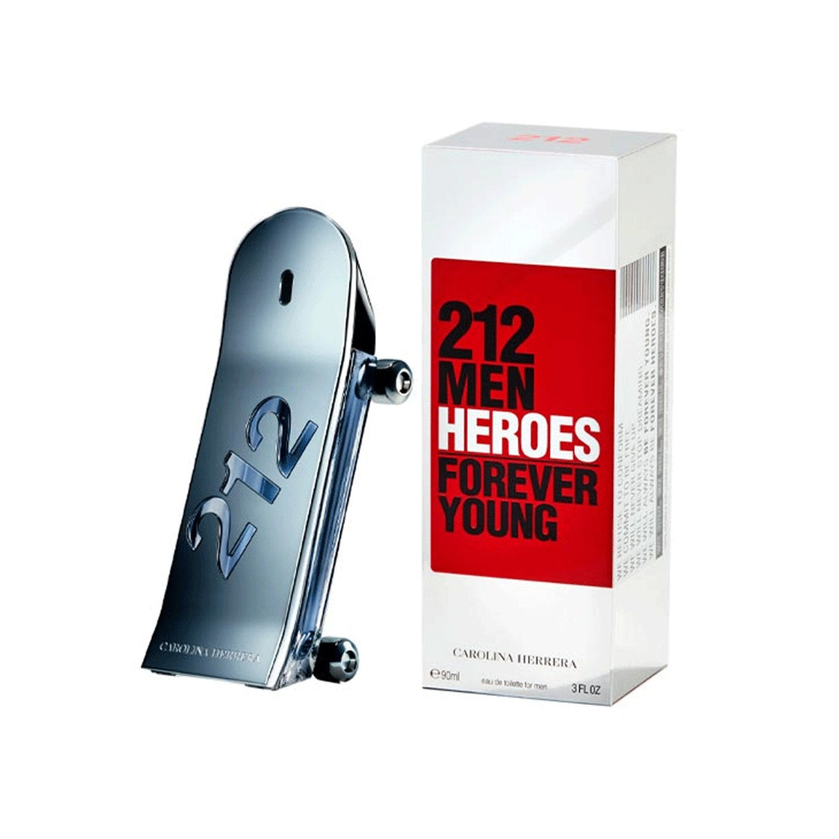 Carolina Herrera 212 Héroes EDT 90 ML Hombre. Fragancia fresca y audaz para el hombre moderno. ¡Descúbrelo y destaca tu estilo hoy!-1