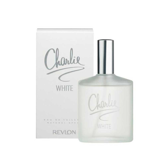 Charlie White EDT 100 ML Mujer Revlon, una fragancia fresca y floral que resalta tu esencia. ¡Descúbrelo ahora y deslumbra con tu aroma!-1