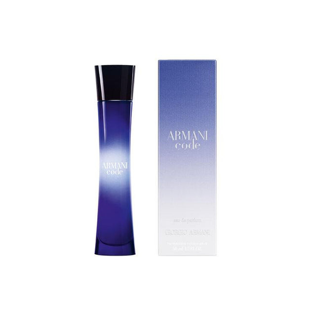 Giorgio Armani Code EDP 75 ML Mujer, una fragancia seductora y elegante que realza tu esencia. ¡Descúbrelo ahora y deslumbra con tu aroma!-1