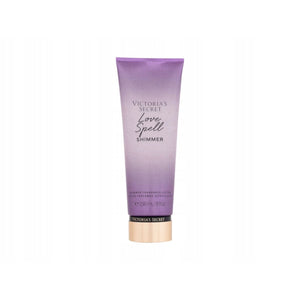 Love Spell Shimmer Victoria Secret Loción 236 Ml Mujer. Disfruta de una fragancia seductora y brillante. ¡Compra ahora y deslumbra con tu aroma!-1