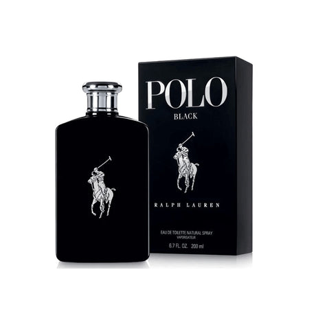 Ralph Lauren Polo Black EDT 200ML Hombre. Fragancia intensa y sofisticada para el hombre moderno. ¡Descúbrelo y marca la diferencia hoy!-1
