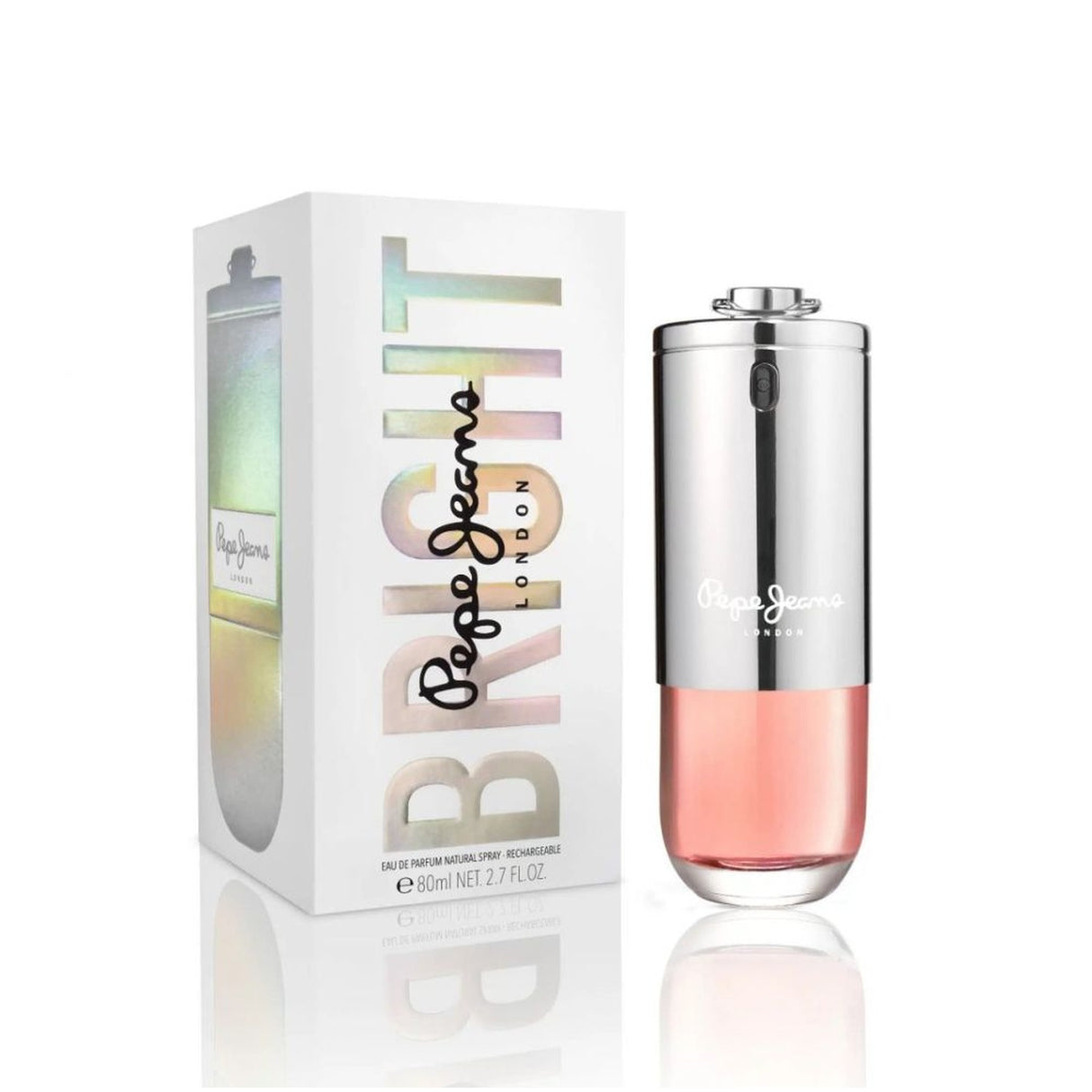 Pepe Jeans Bright Edp 80 Ml Mujer, una fragancia fresca y vibrante que resalta tu personalidad. ¡Descúbrelo ahora y brilla con estilo!-1