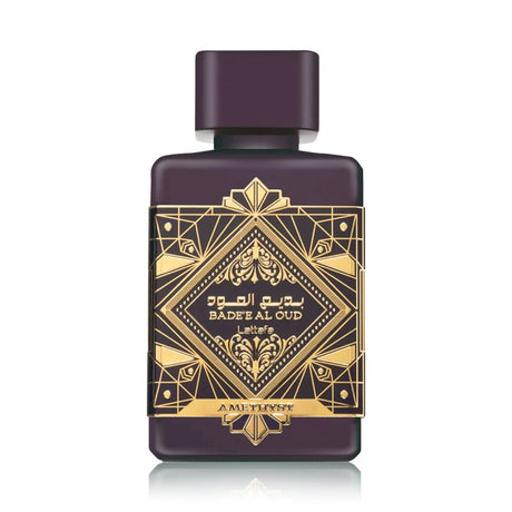 Lattafa Badee Al Oud Amethyst Edp 100ml Unisex. Perfume exótico y duradero que resalta tu personalidad. ¡Descúbrelo ahora y deslumbra!-2