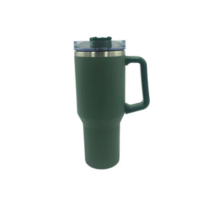 Vaso Termico Quencher 1,2lt Color Verde Oscuro. Mantén tus bebidas frías por más tiempo. ¡Compra ahora y disfruta de la frescura en cada sorbo!-1