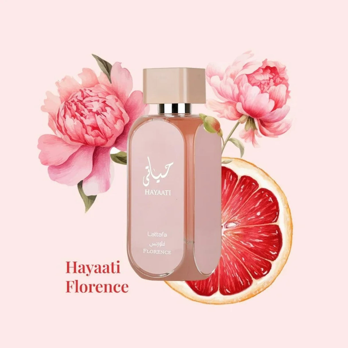 Lattafa Hayaati Florence Edp 100 Ml Mujer. Perfume floral y fresco que realza tu esencia. ¡Descúbrelo ahora y deslumbra con tu fragancia!-2