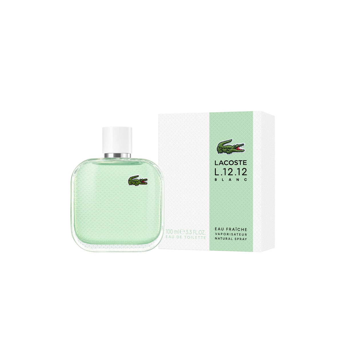 Lacoste L.12.12 Blanc Eau Fraiche Edt 100ml Hombre. Fragancia fresca y vibrante para el hombre moderno. ¡Descúbrelo ahora y destaca tu estilo!-1