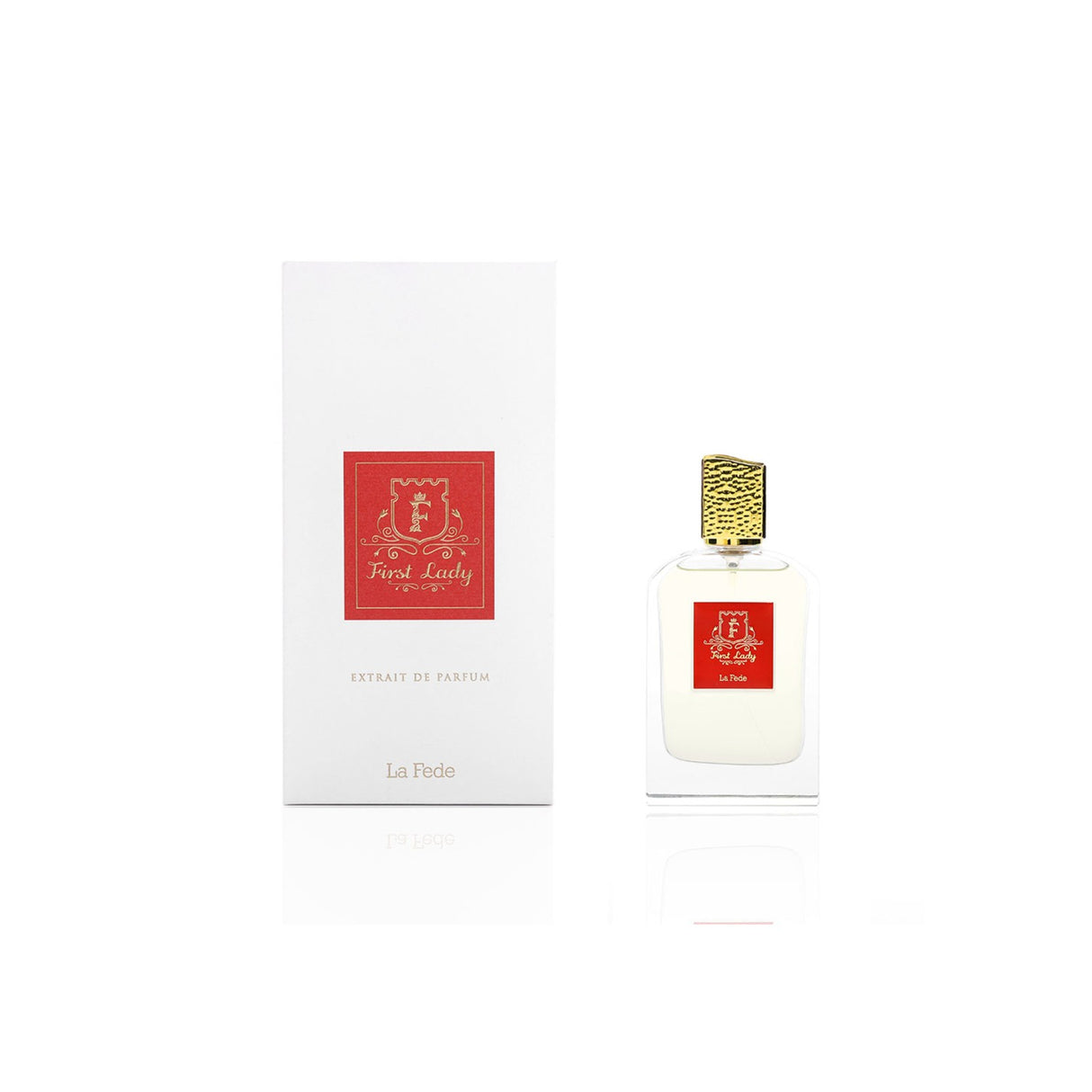 Khadlaj La Fede First edp 75ml Mujer, una fragancia cautivadora que resalta tu esencia. ¡Descúbrelo y deslumbra hoy mismo!-1